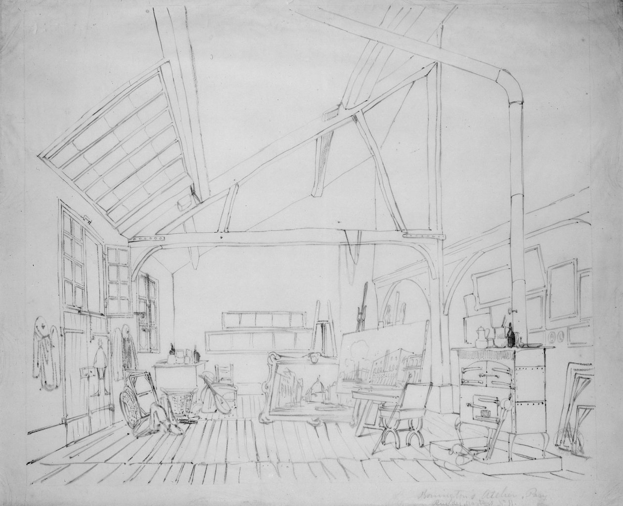El estudio de Richard Parkes Bonington en París de Thomas Shotter Boys