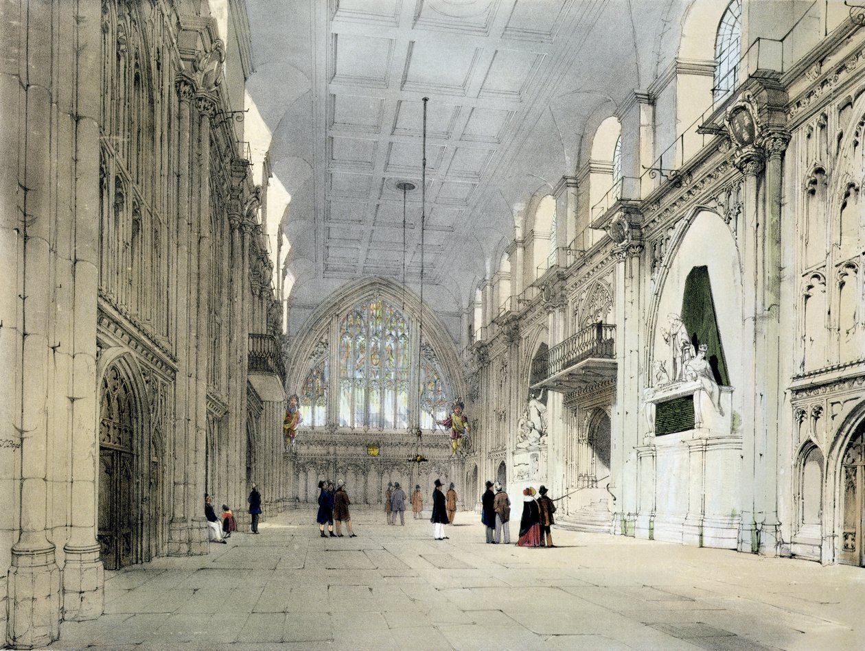El Guildhall, interior, de 