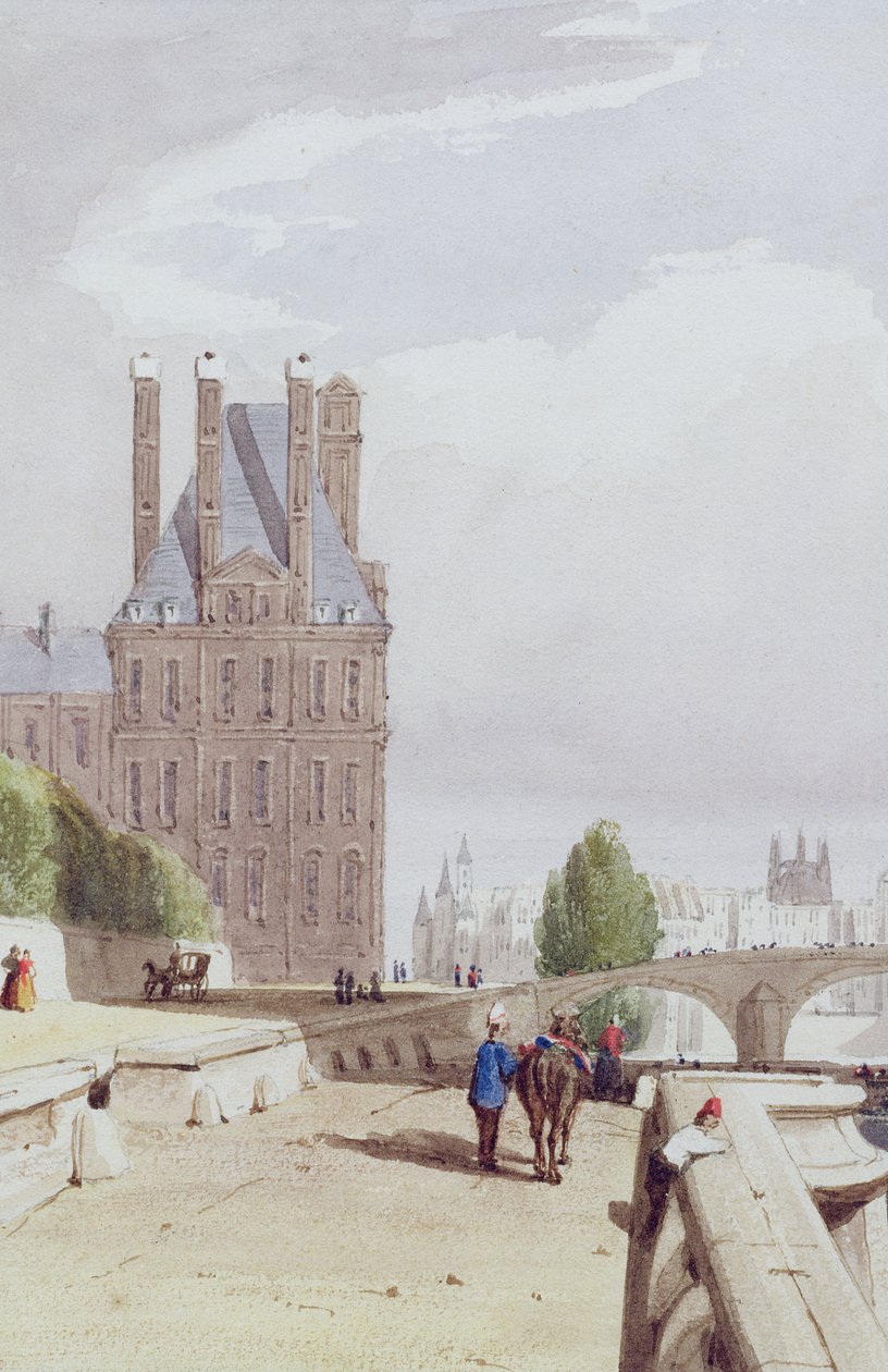 Vista de las Tullerías en el Sena de Thomas Shotter Boys
