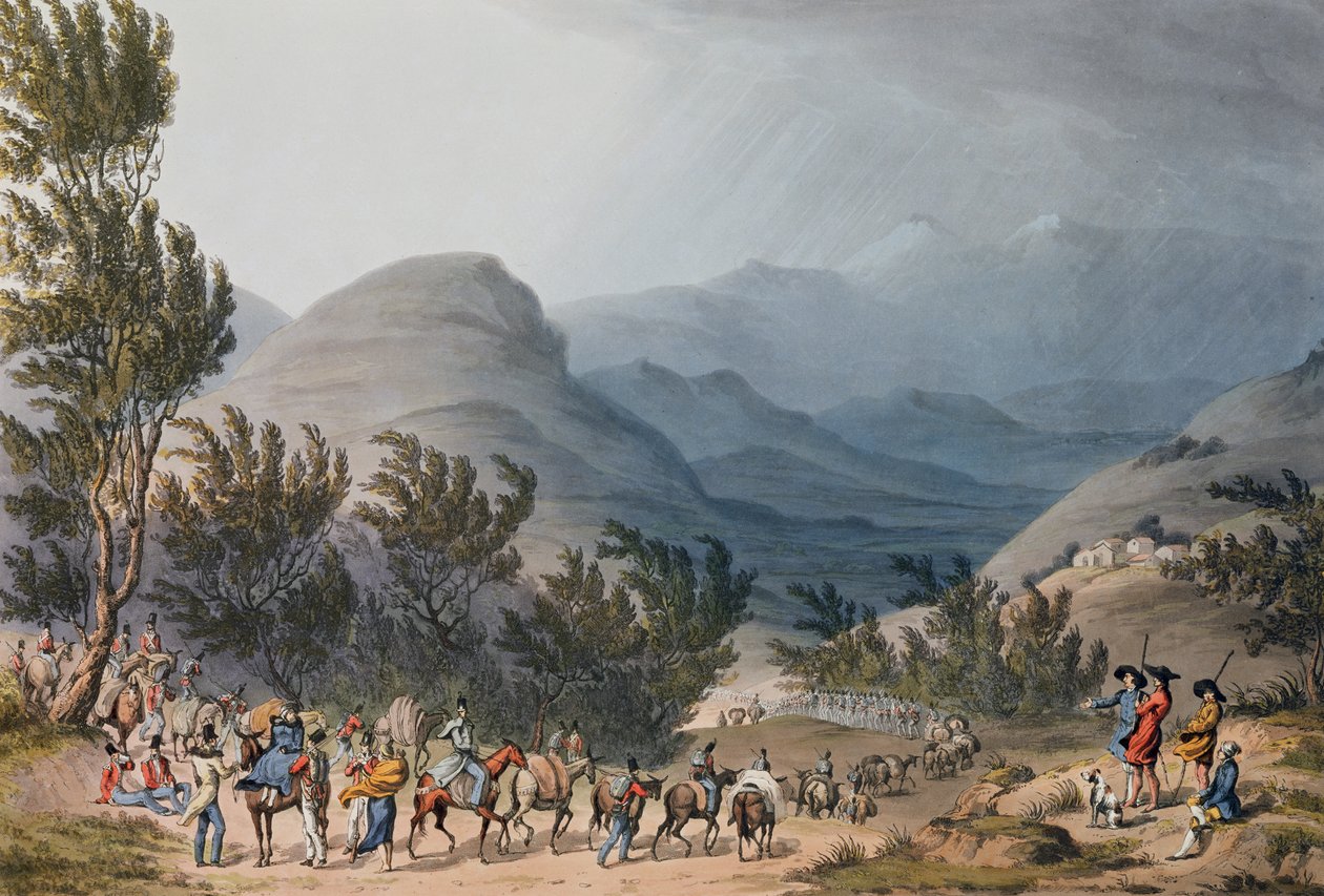 Serra de Estrella o De Neve, grabado por C. Turner, 16 de mayo de 1811 de Thomas Staunton St. Clair