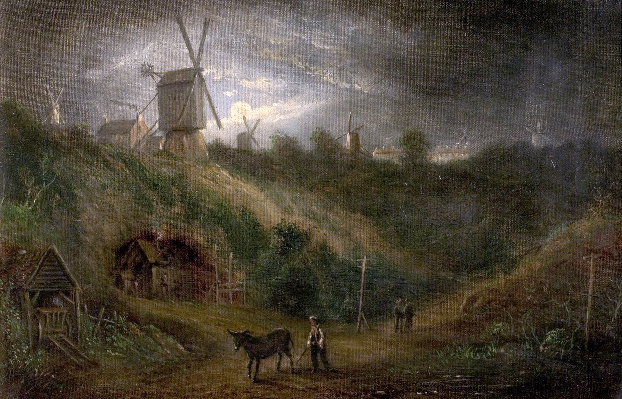 La vieja cuerda, al pie de la colina de la horca, bosque de Nottingham de Thomas Sturge Moore