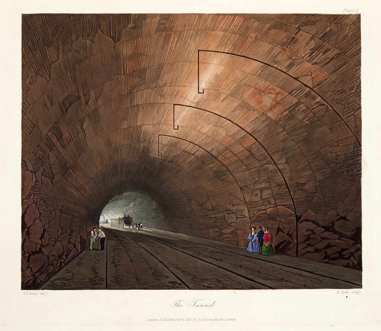 El túnel, 1831 de Thomas Talbot Bury