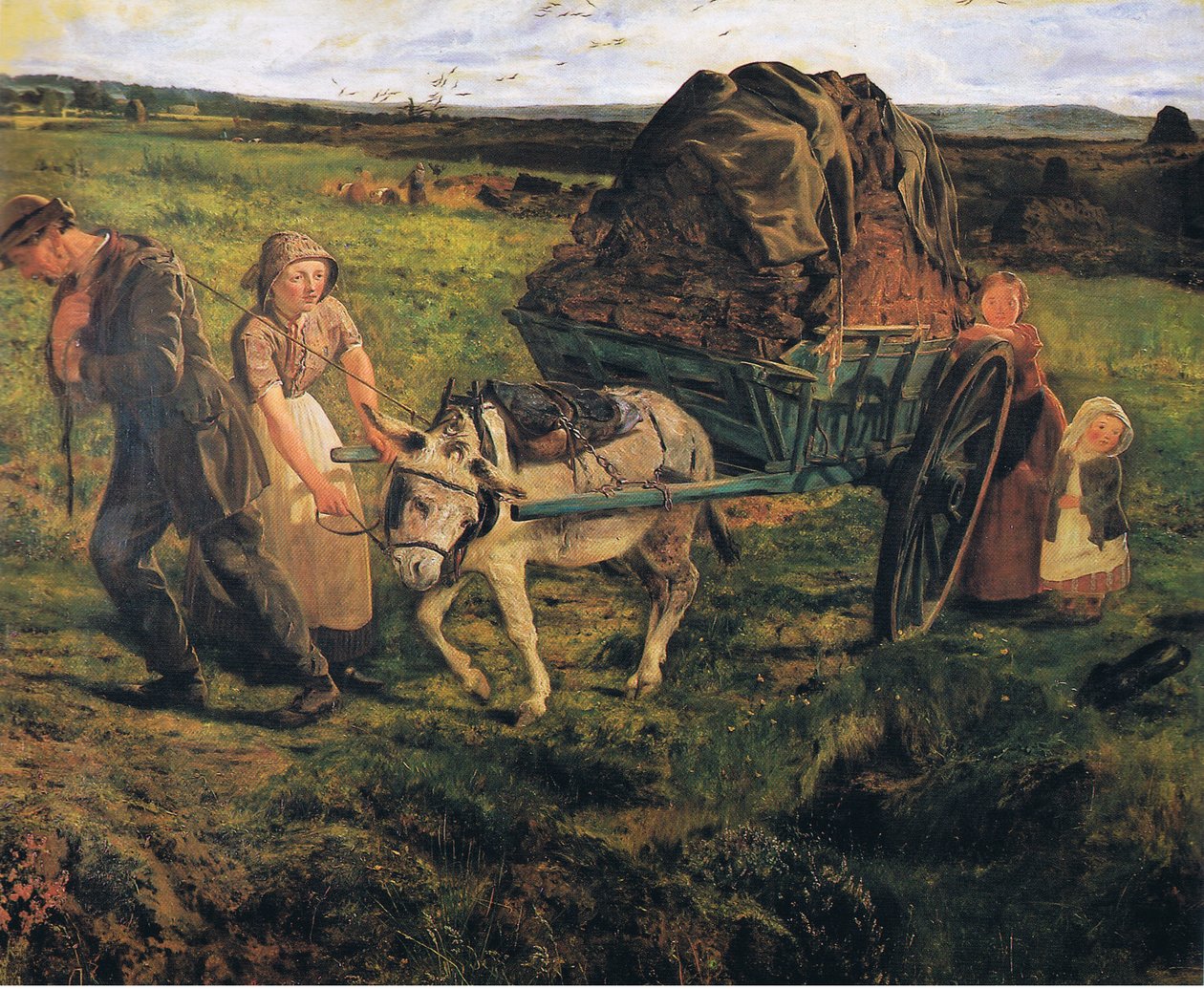 Transportando césped del musgo de Thomas Wade