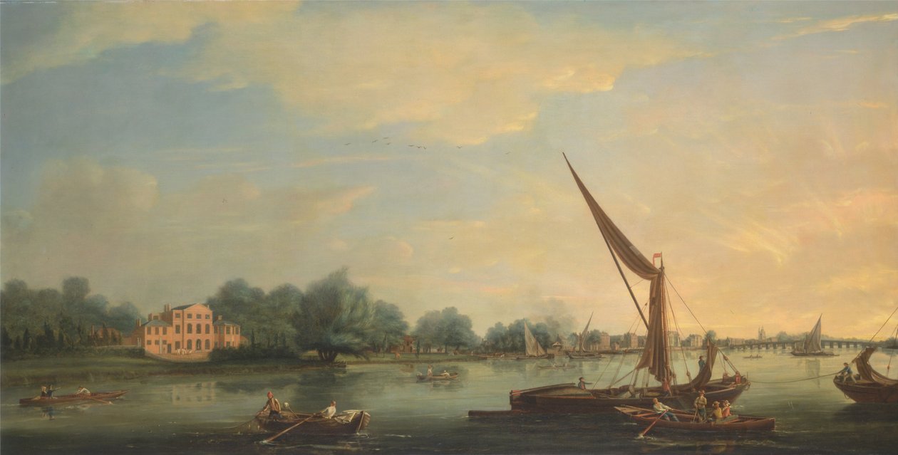 El Támesis en Chelsea de Thomas Whitcombe