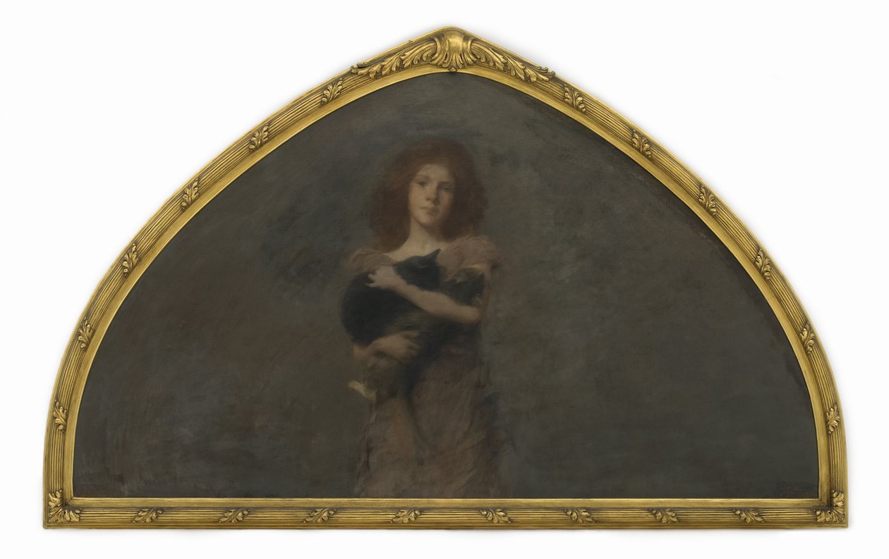 Primer retrato de la hija del artista, 1893-94 de Thomas Wilmer Dewing