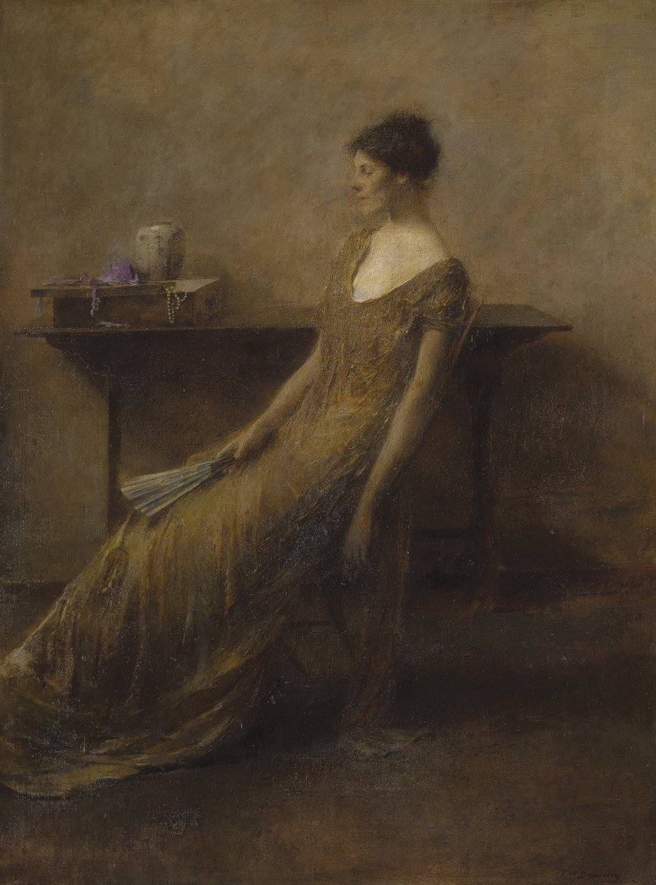 Dama de oro de Thomas Wilmer Dewing
