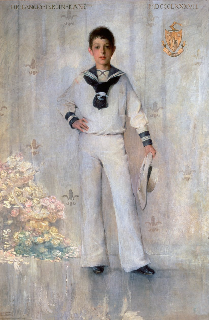 Retrato de Delancey Iselin Kane, 1887 de Thomas Wilmer Dewing
