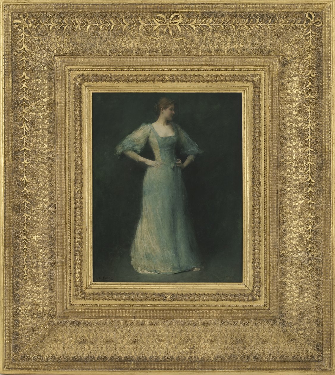 El Vestido Azul, 1892 de Thomas Wilmer Dewing