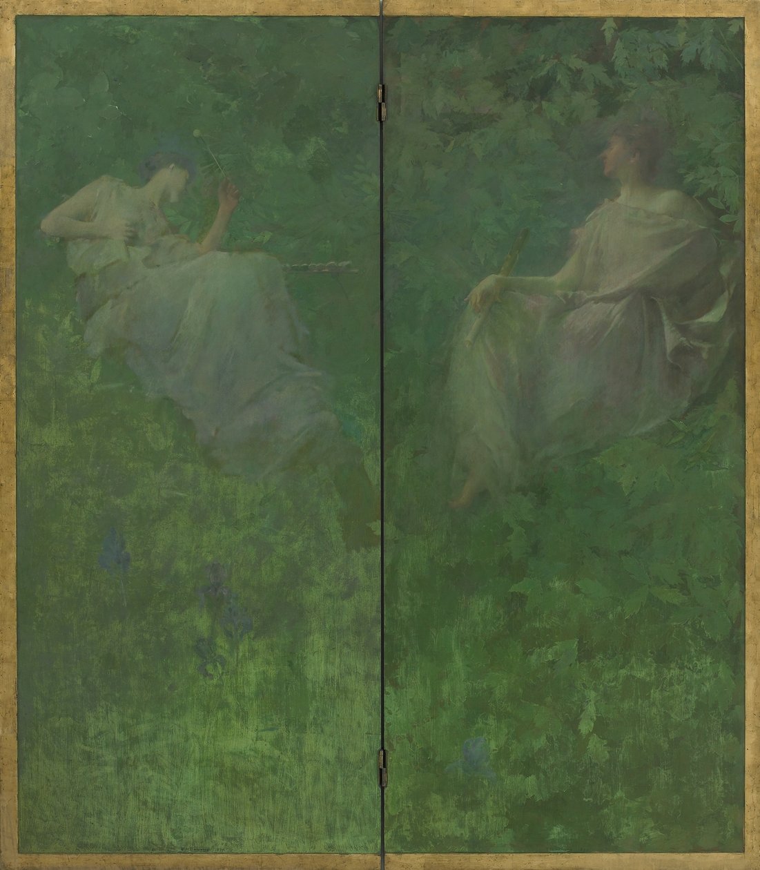 Los cuatro sonidos silvestres, 1896-97 de Thomas Wilmer Dewing