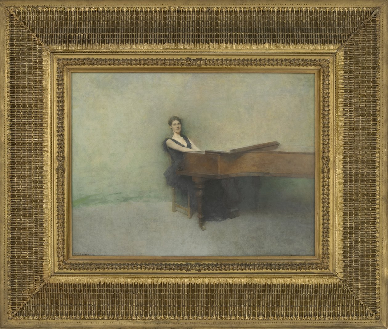 El piano, 1891 de Thomas Wilmer Dewing