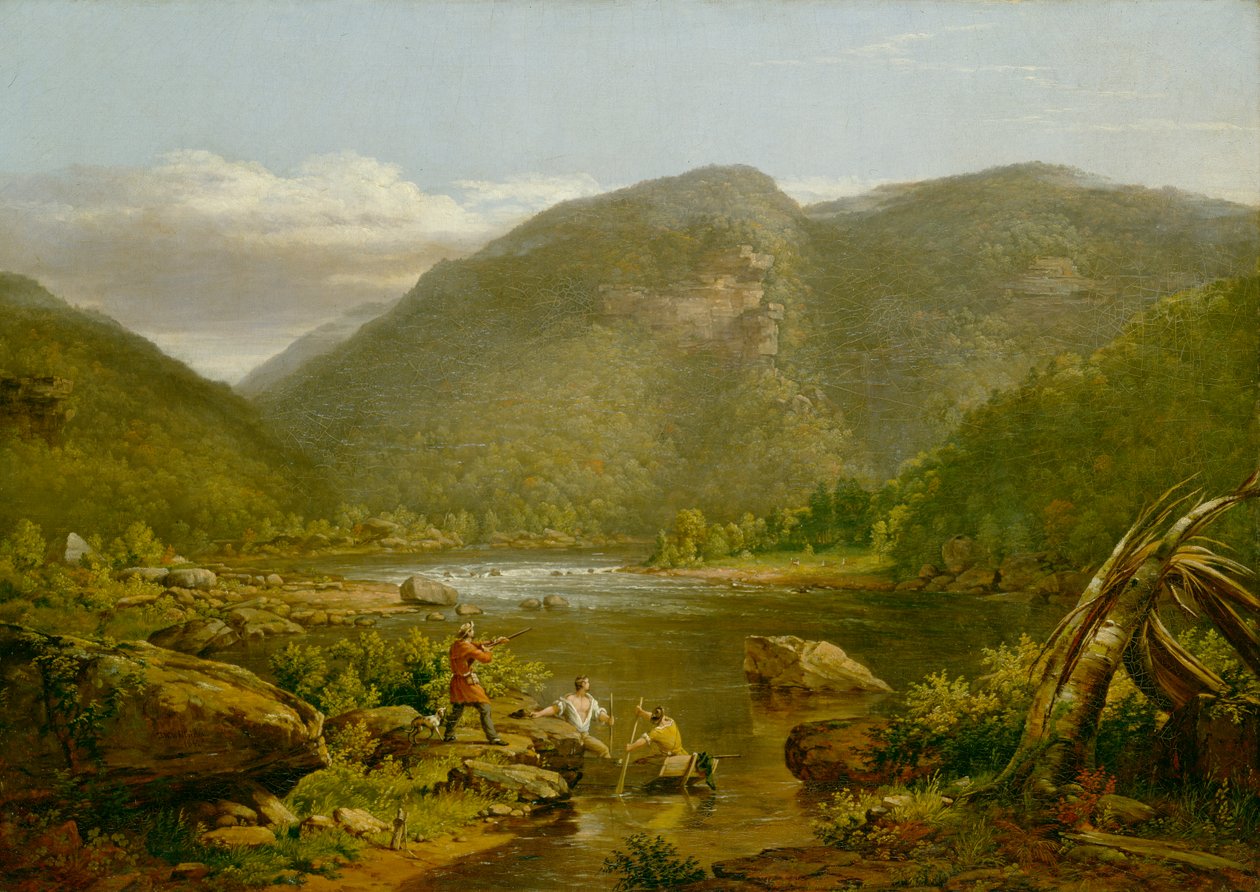 Nido de cuervos, 1848 de Thomas Worthington Whittredge