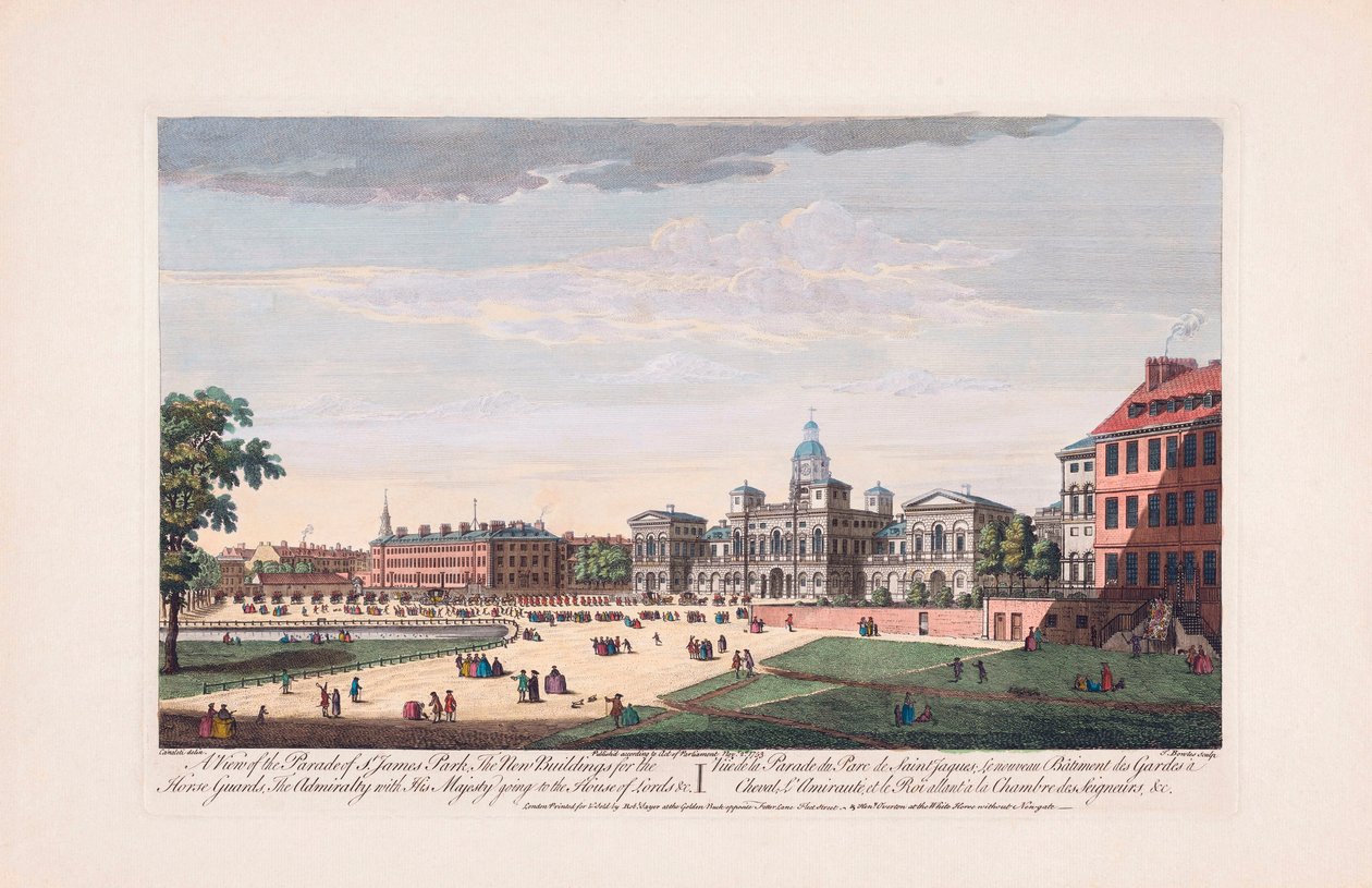 Desfile de St. James Park, Londres de Thomas (after) Bowles