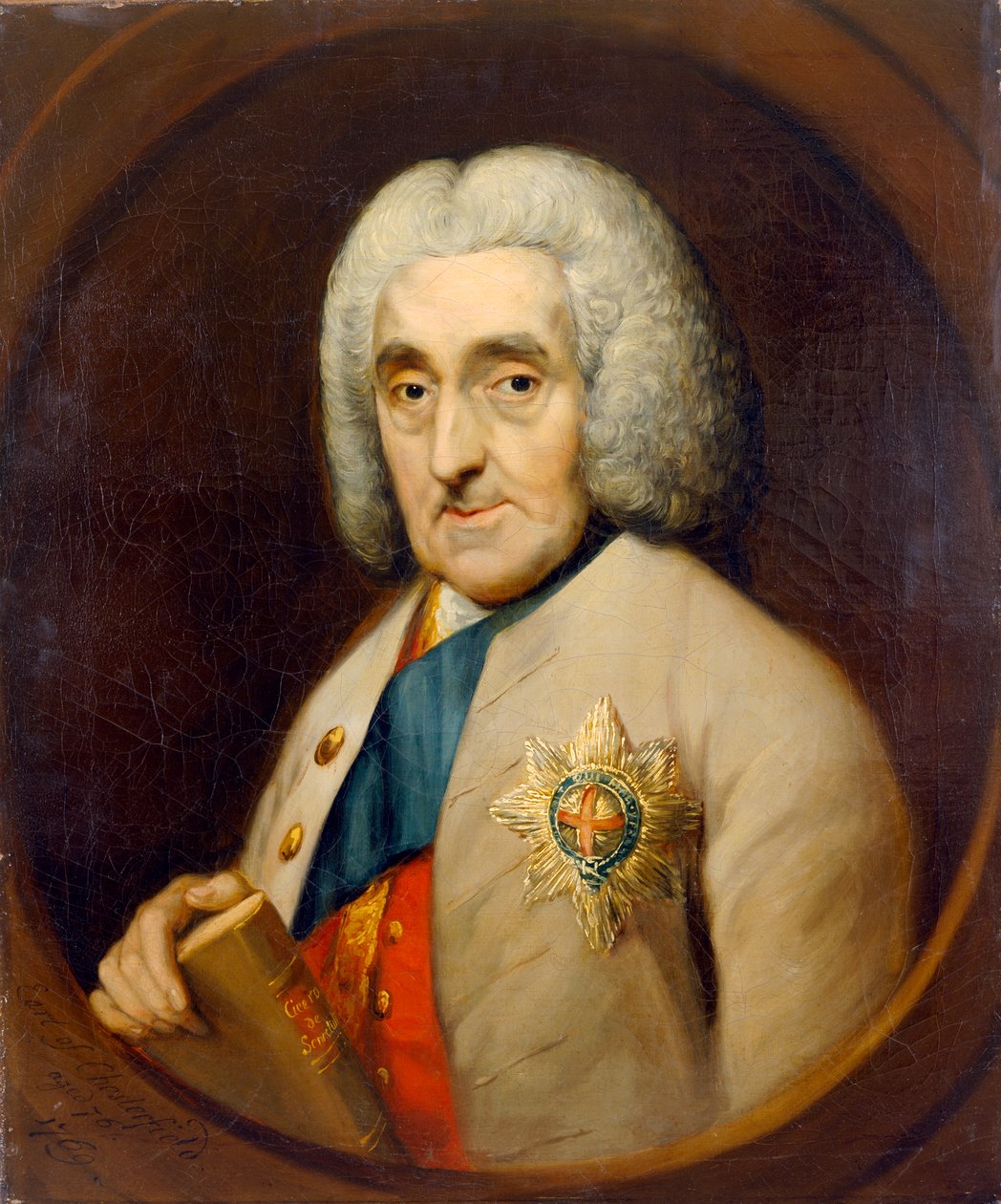 Cuarto conde de Chesterfield (óleo sobre lienzo) de Thomas (after) Gainsborough