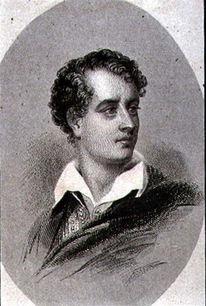 Retrato de George, Lord Byron (1788-1824) de Thomas (after) Phillips