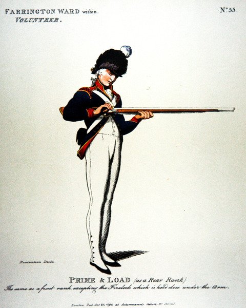 Farrington Ward, dentro, Voluntario de Thomas (after) Rowlandson