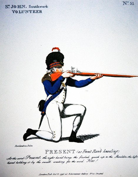 Voluntario de St. John, Southwark de Thomas (after) Rowlandson