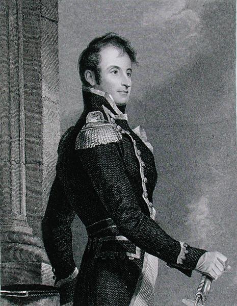 Stephen Decatur (1779-1820), grabado por Asher Brown Durand (1796-1886) después de una copia del original de James Herring (1794-1867) de Thomas (after) Sully