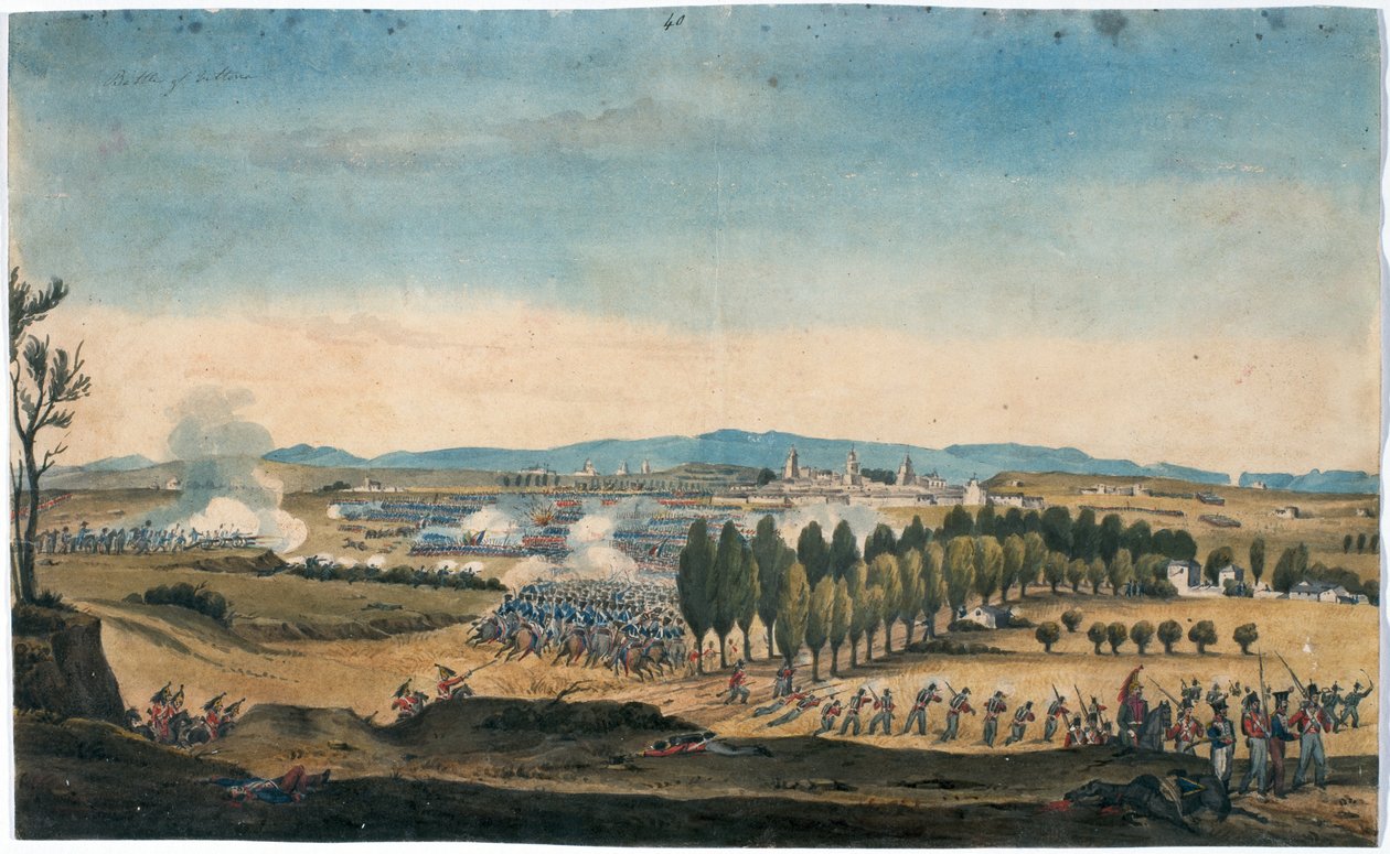 Batalla de Vittoria de Thomas (attrib. to) McNiven