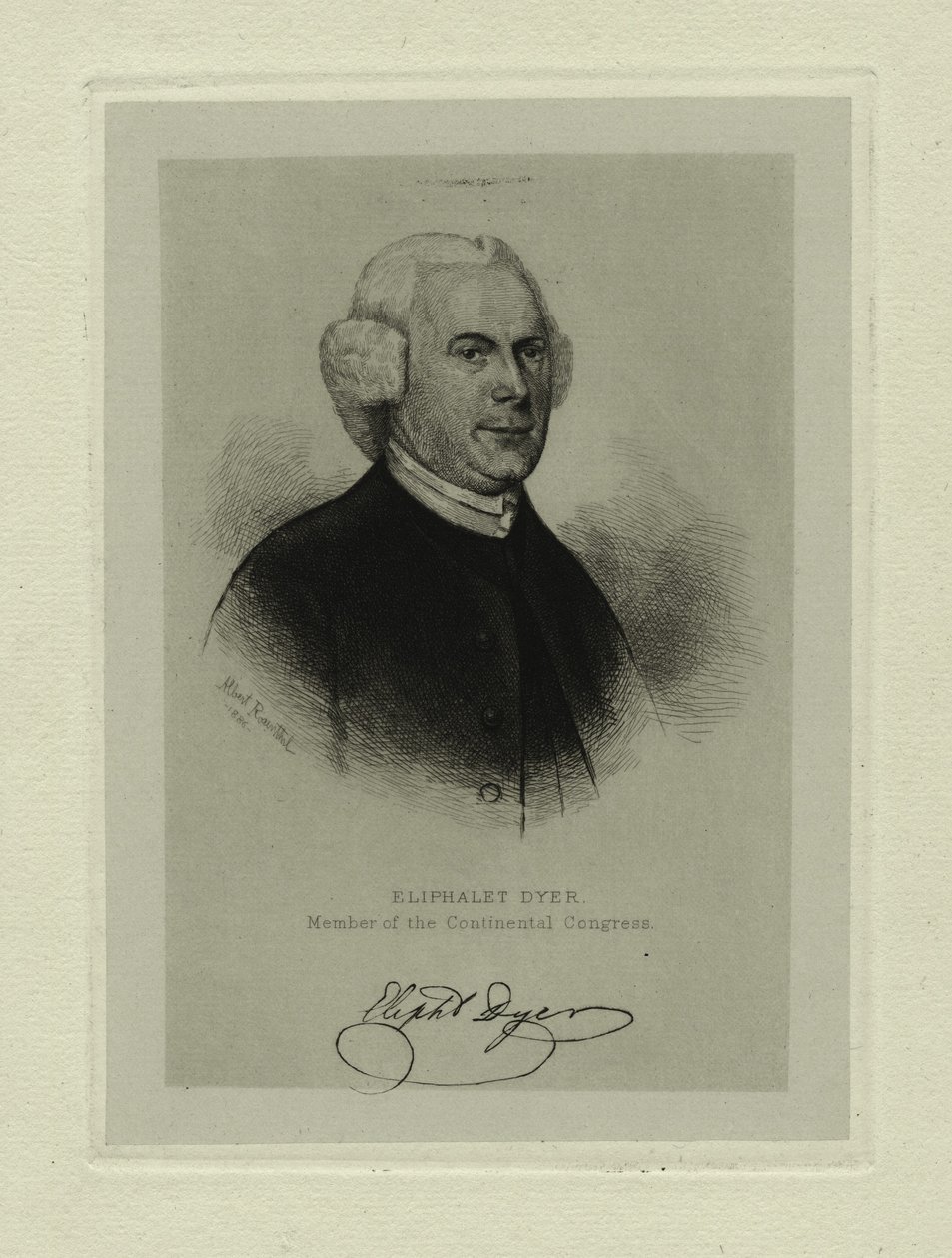 Eliphalet Dyer de Thomas Addis (after) Emmet