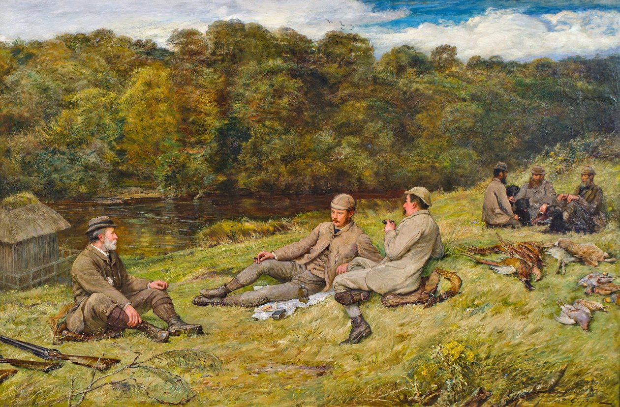 Partida de caza en Stobhall (Perthshire) de Thomas Alexander Ferguson Graham