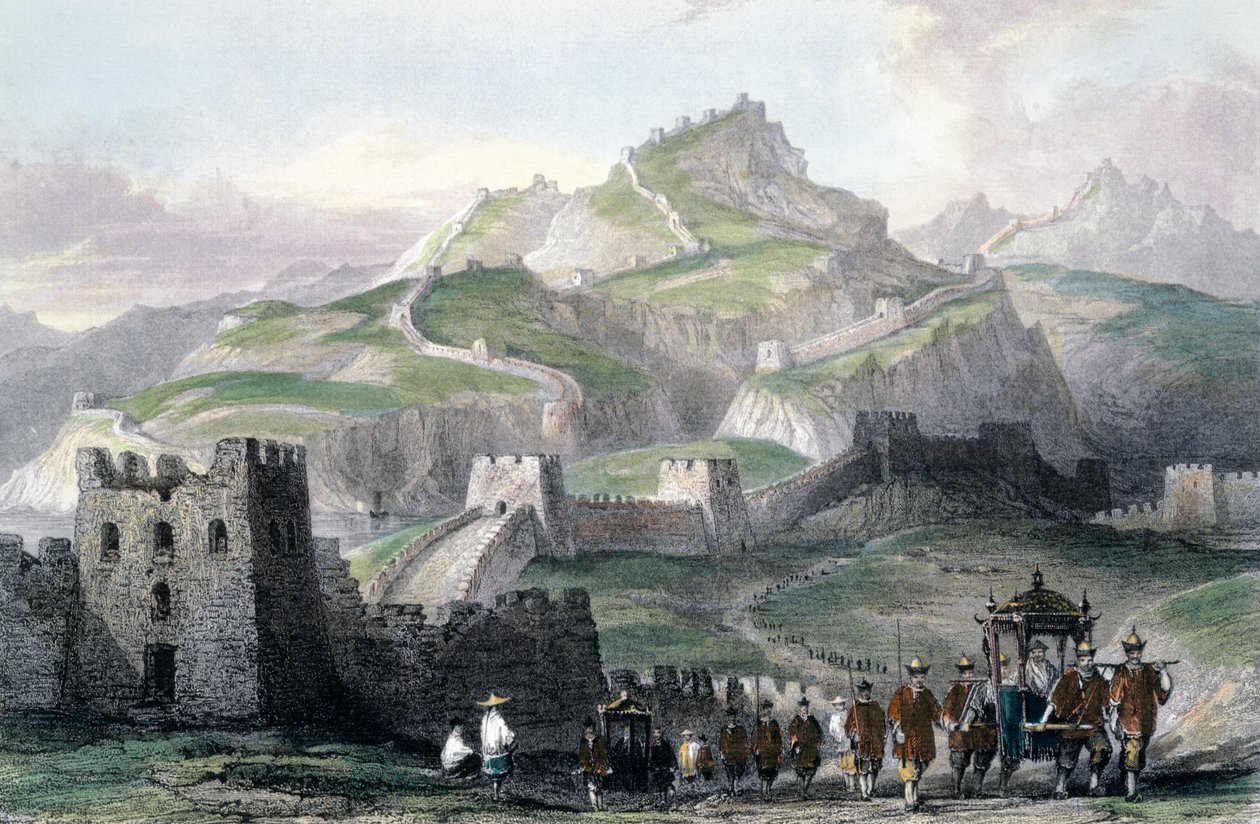 La Gran Muralla China, 1843 de Thomas Allom