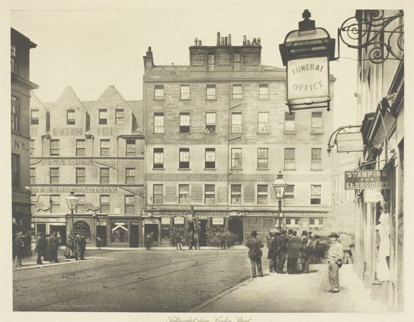 Mercado de sal desde la calle Londres de Thomas Annan