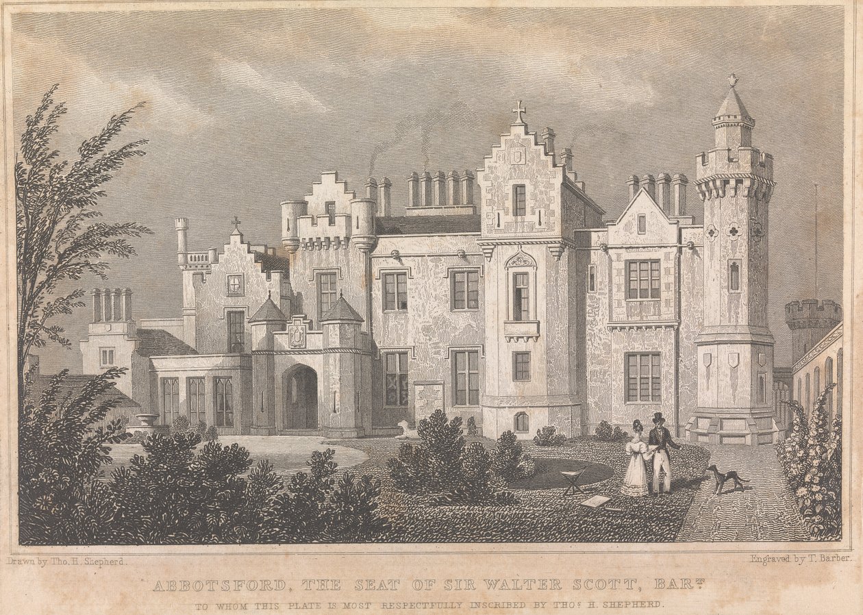 Abbotsford, La Sede de Sir Walter Scott Bart; página - (Volumen Uno) de Thomas Barber