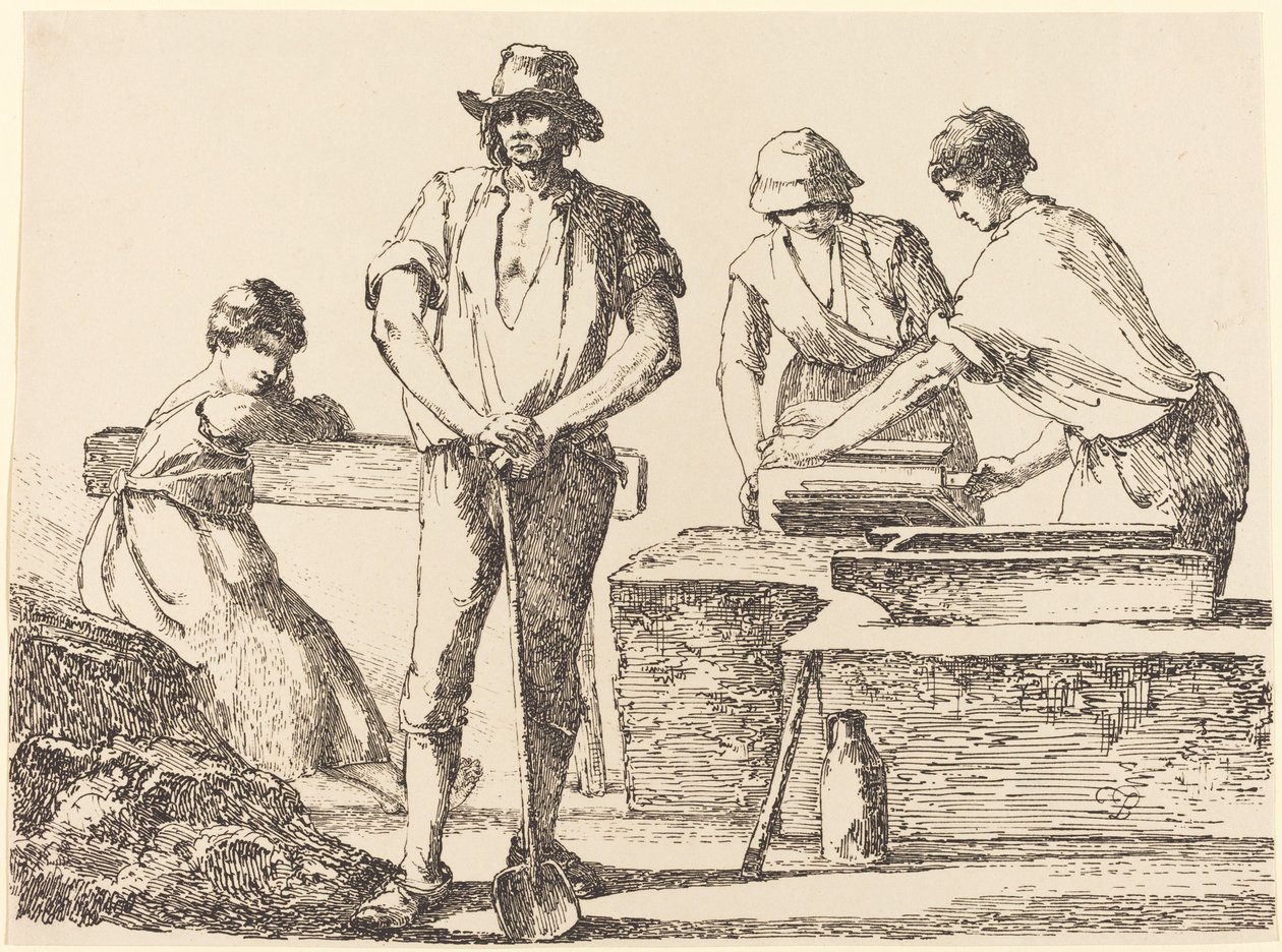Fabricantes de azulejos, 1803 de Thomas Barker