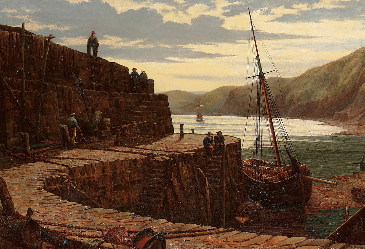 En el muelle de Thomas Barrett