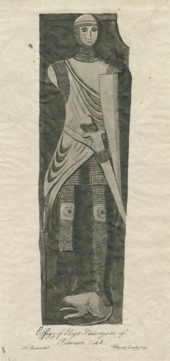 Mavesyn Ridware - Tumba de Hugo Mavesyn de Thomas Barrett
