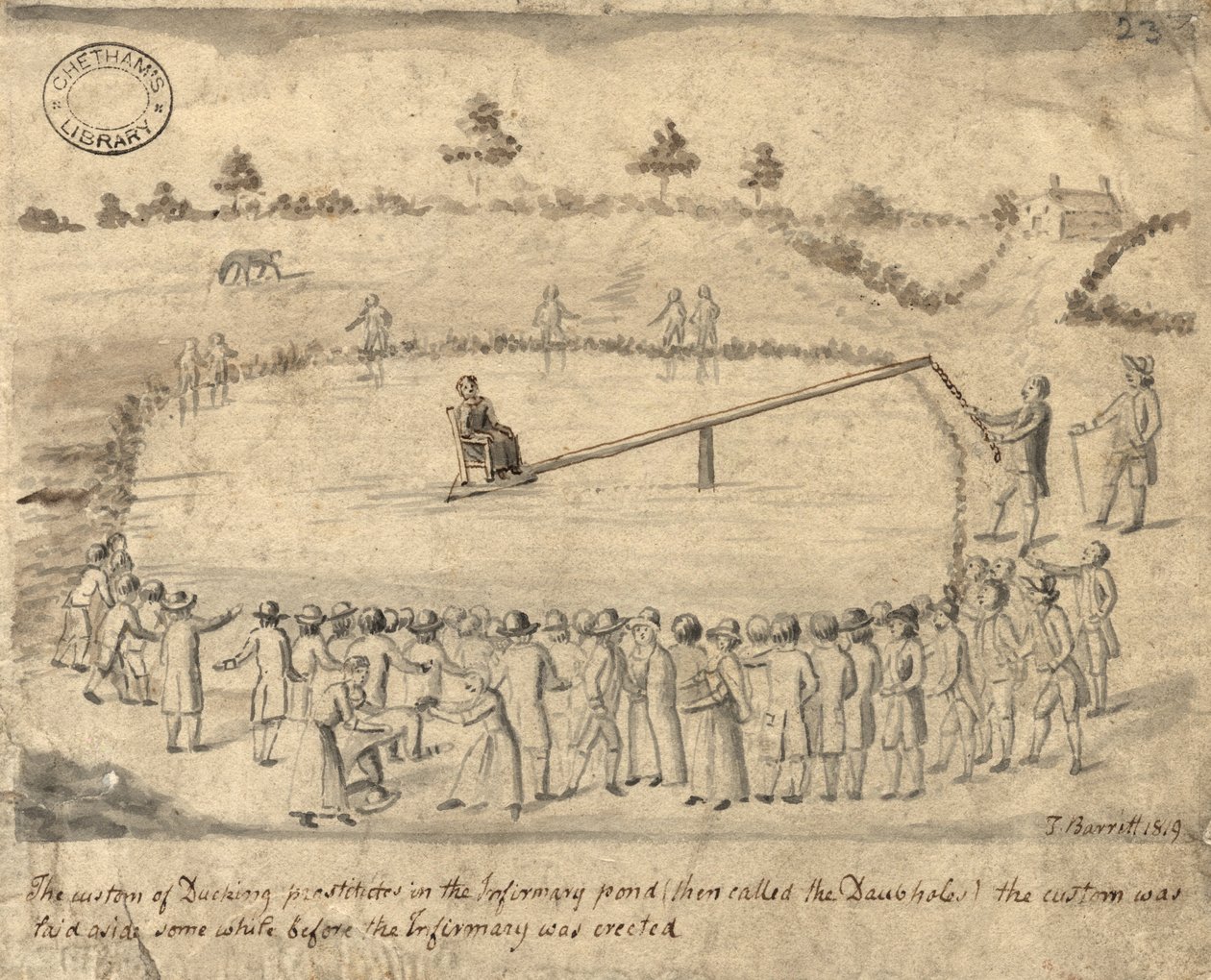 Prostitutas sumergidas, Manchester, 1819 de Thomas Barritt