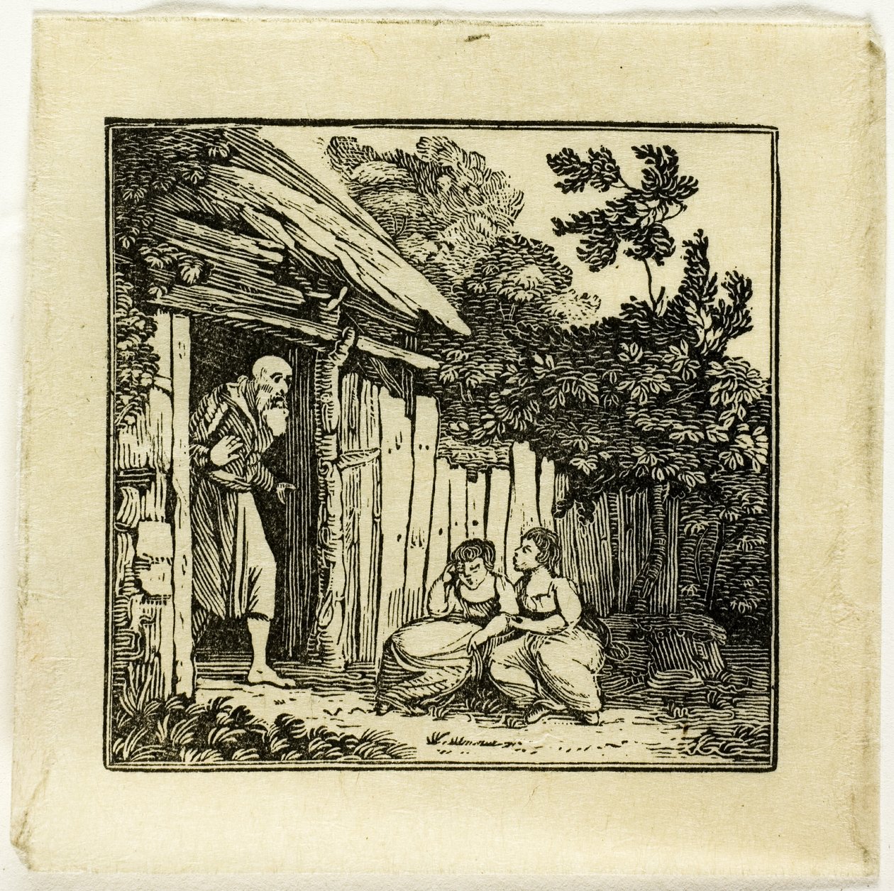 Ilustración de libro de Thomas Bewick