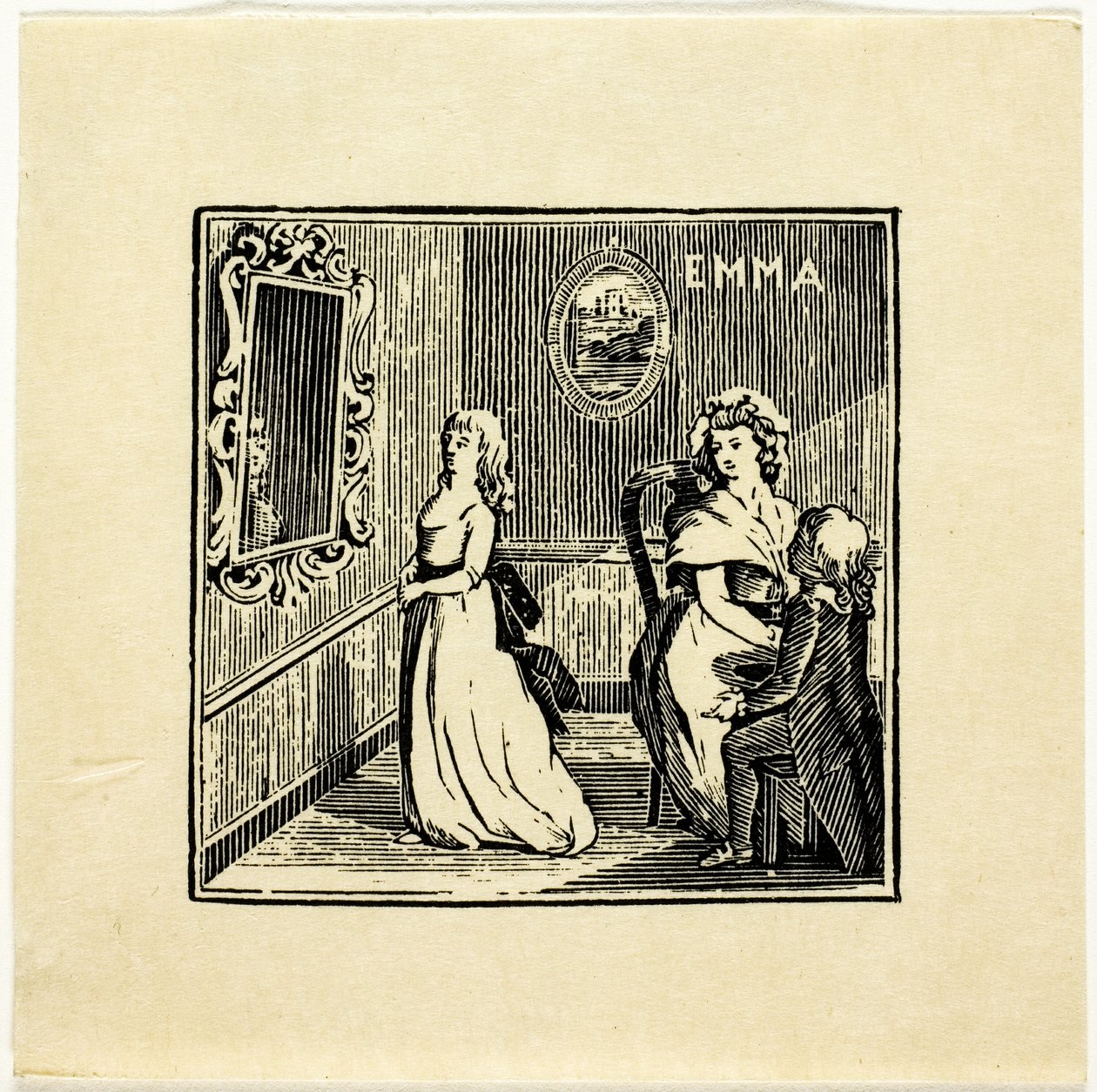Ilustración de libro de Thomas Bewick