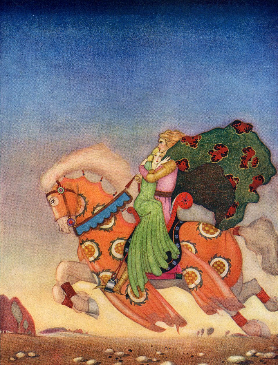 Tristán llevando a Isolda por Thomas MacKenzie de Thomas Blakeley Mackenzie