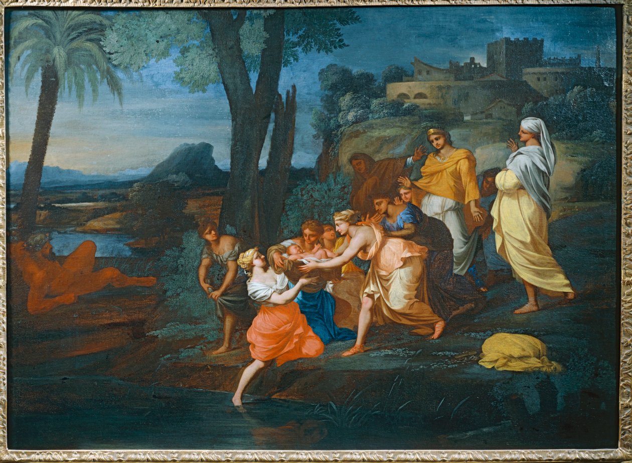 Moise sauve des eaux - Moisés salvado de las aguas ... de Thomas Blanchet