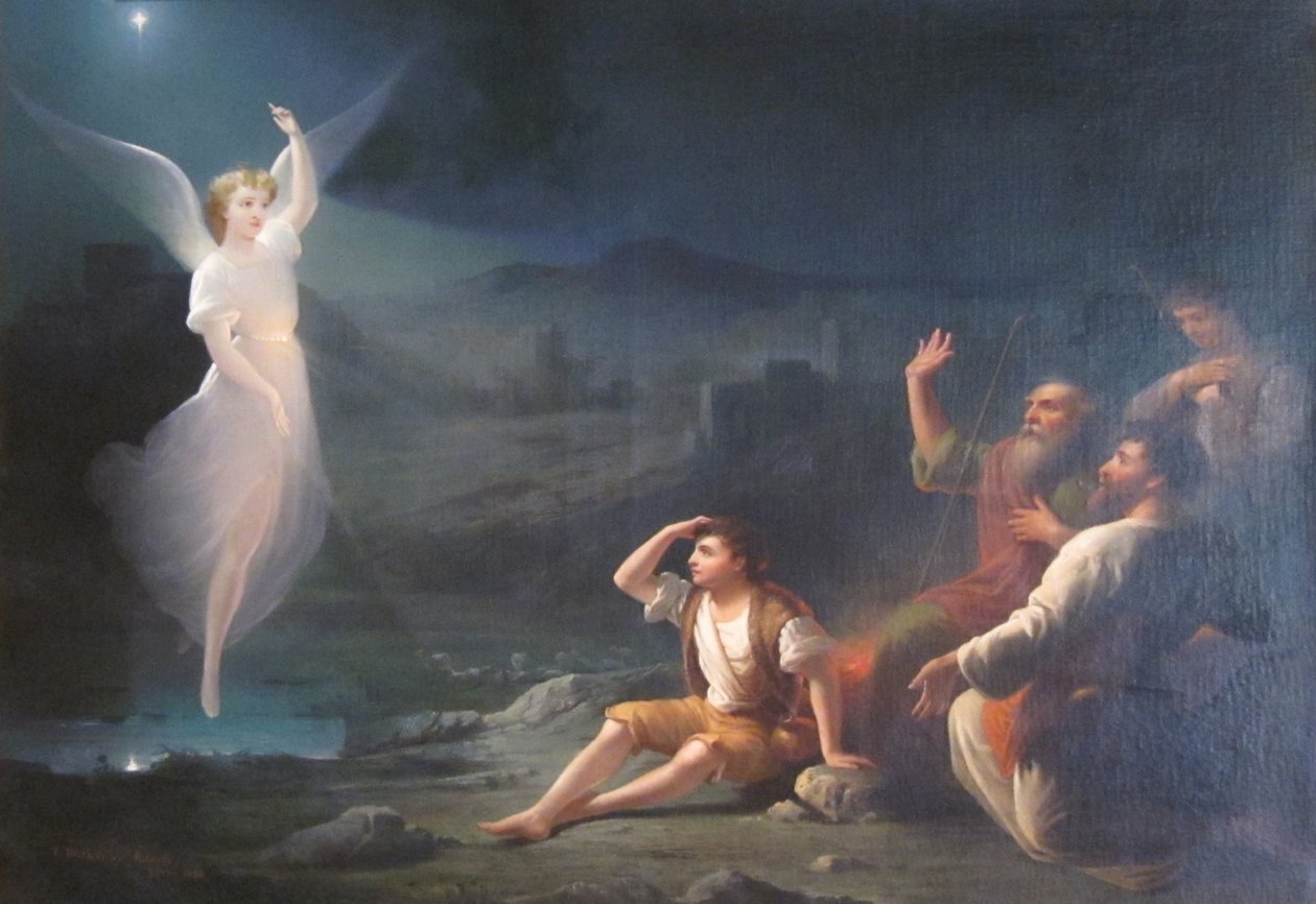 Aparición del ángel ante los pastores de Thomas Buchanan Read