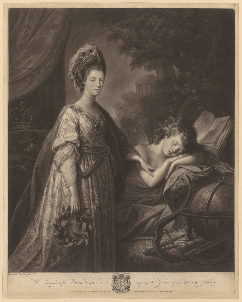 La reina Charlotte da vida al genio de las bellas artes de Thomas Burke