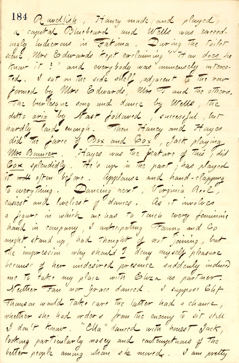 Diarios de Thomas Butler Gunn - Volumen 11, página 193, 26 de diciembre de 1859 de Thomas Butler Gunn