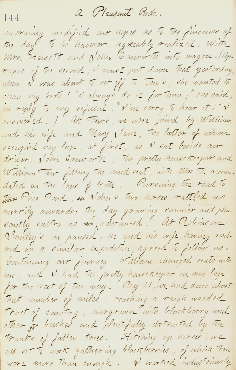 Diarios de Thomas Butler Gunn - Volumen 17, página 156, 7 de septiembre de 1861 de Thomas Butler Gunn