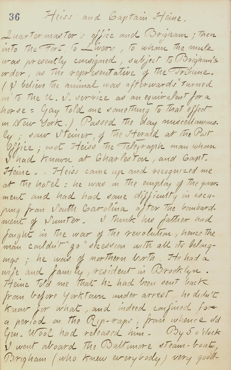 Diarios de Thomas Butler Gunn - Volumen 20, página 44, 4 de junio de 1862 de Thomas Butler Gunn