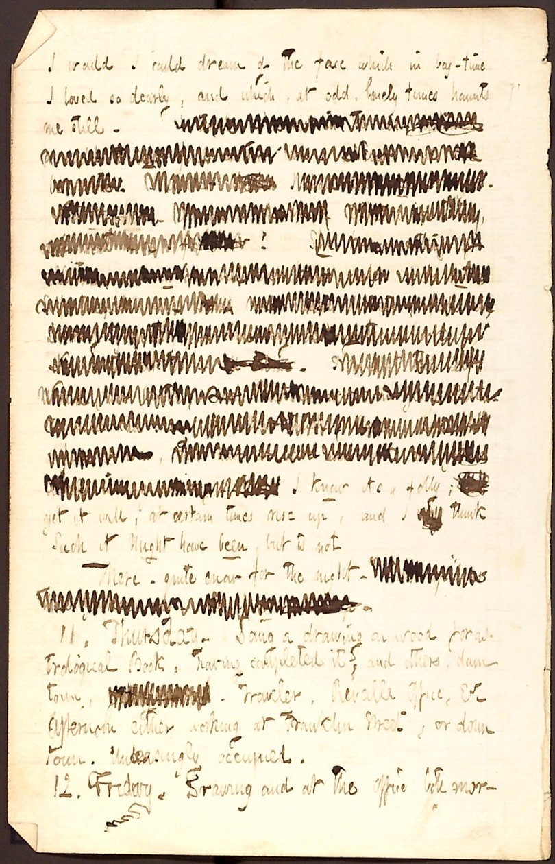 Diarios de Thomas Butler Gunn - Volumen 3, página 44, 10-12 de diciembre de 1851 de Thomas Butler Gunn