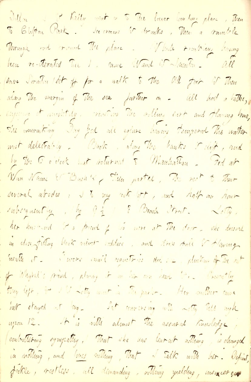 Diarios de Thomas Butler Gunn - Volumen 5, página 211, 5 de junio de 1853 de Thomas Butler Gunn