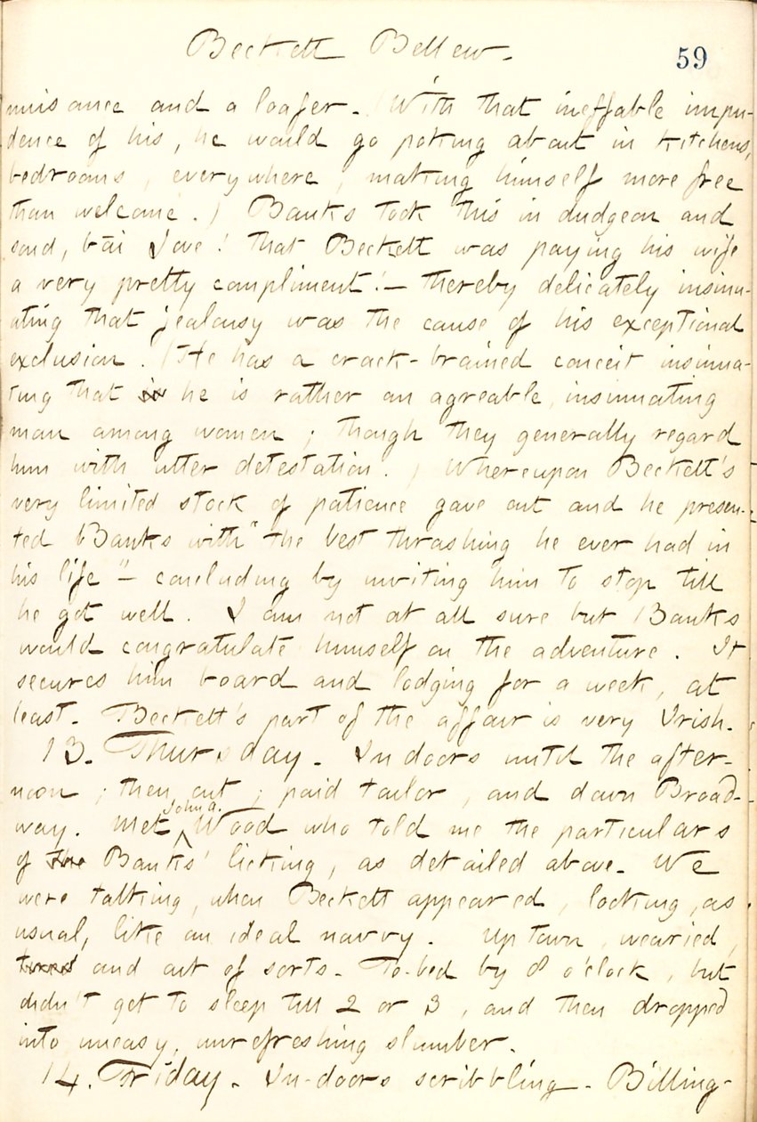 Diarios de Thomas Butler Gunn de Thomas Butler Gunn