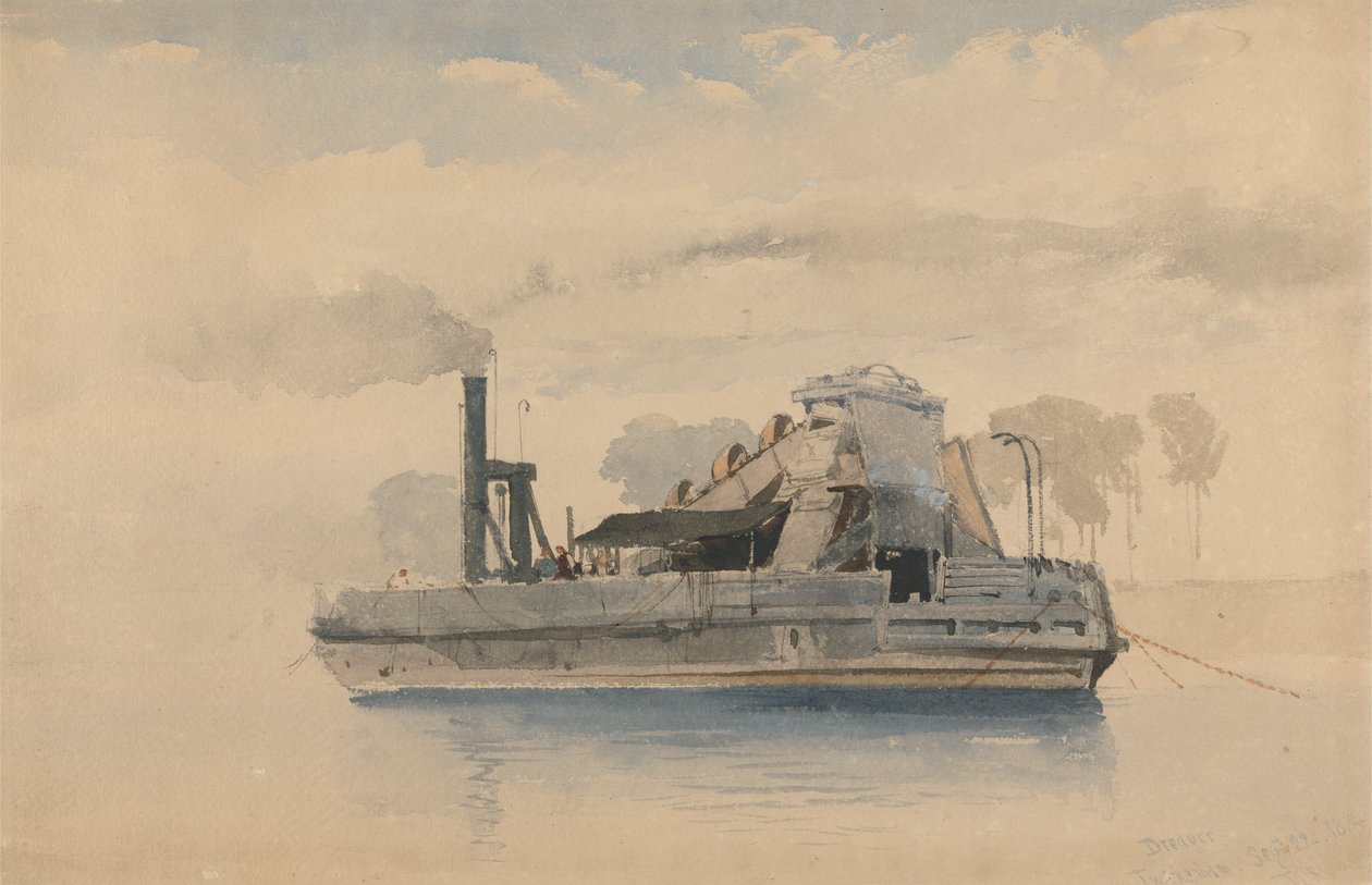 Draga en Twickenham, 22 de septiembre de 1874 de Thomas Charles Leeson Rowbotham