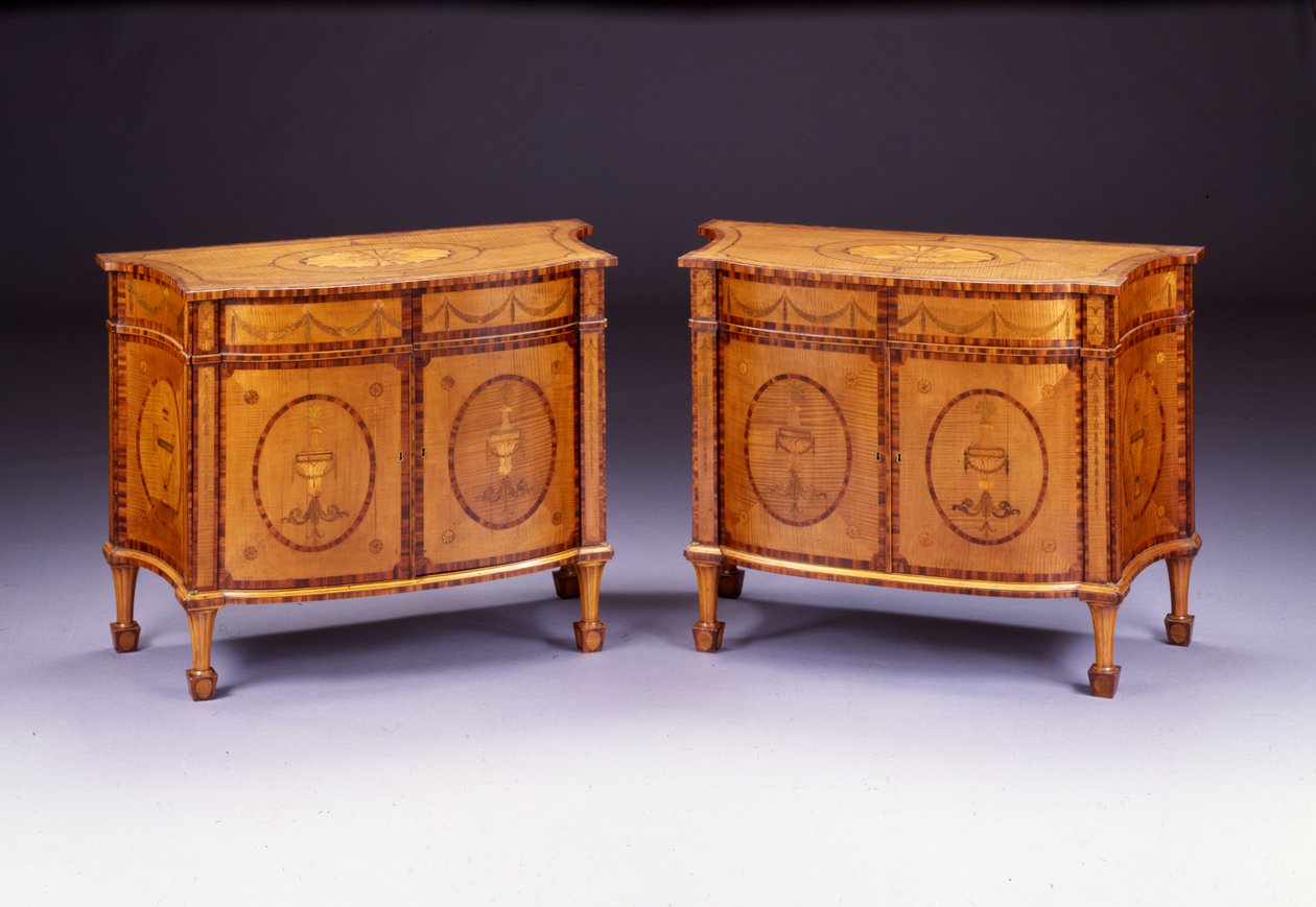 Par de cómodas de Jorge III de Thomas Chippendale
