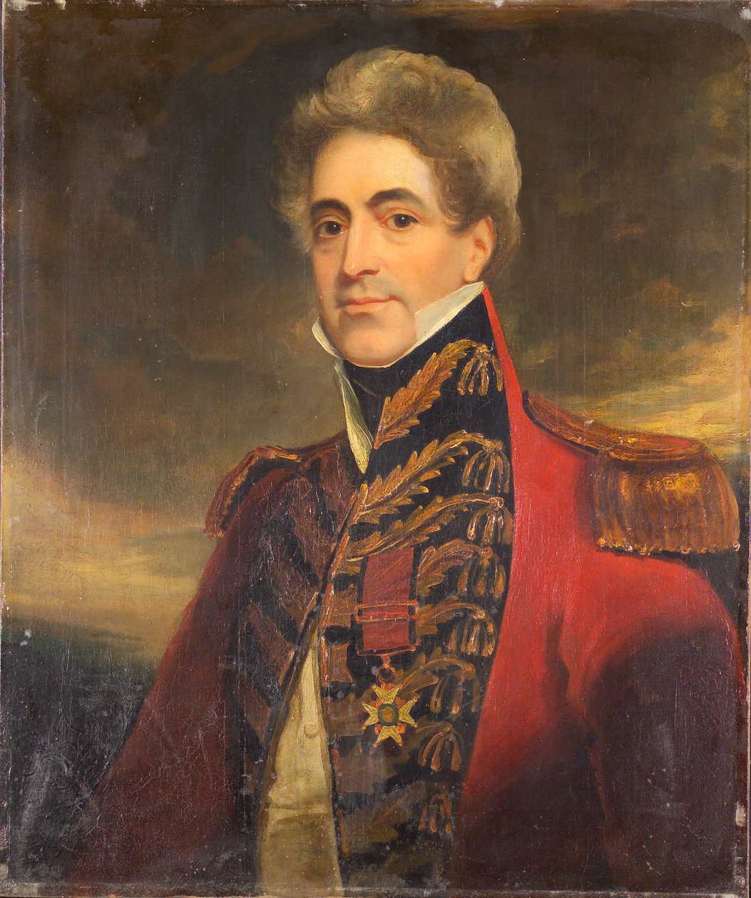 Mayor General William Casement, Secretario Militar del Gobierno de la India y Miembro del Consejo Supremo, c. 1840 de Thomas Clement Thompson