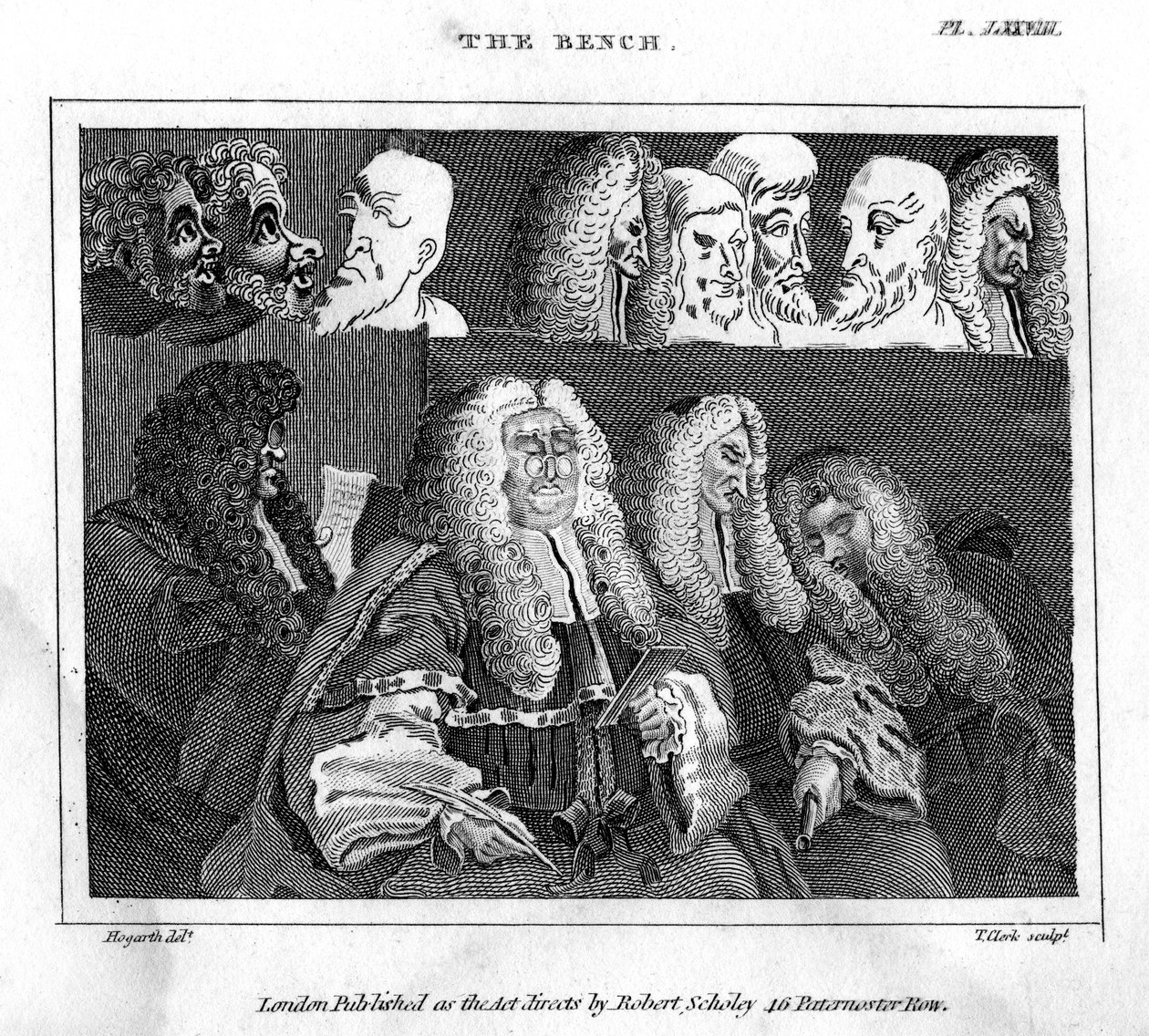 El banco, siglo XVIII de Thomas Clerk