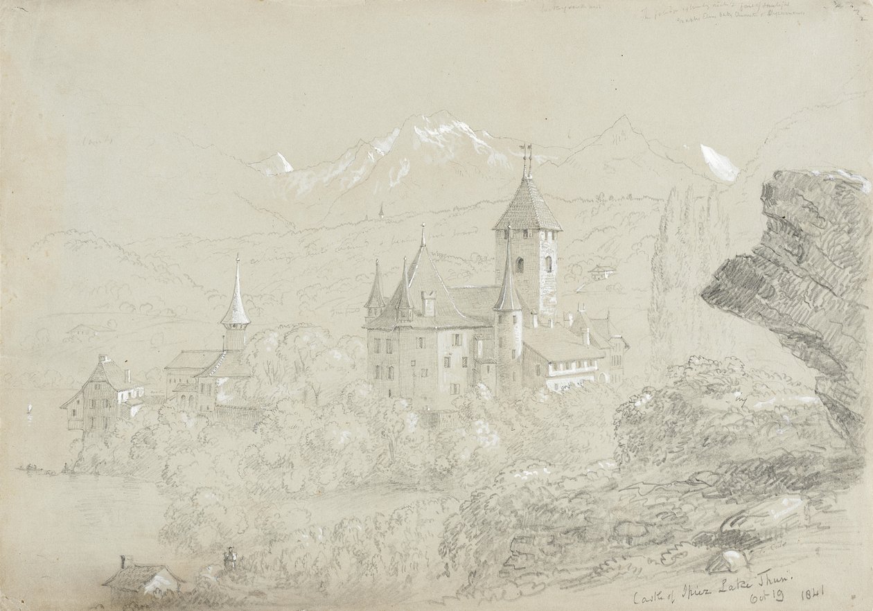 Castillo de Spiez de Thomas Cole