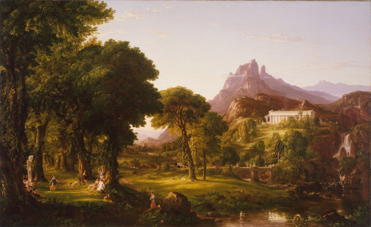 Sueño de Arcadia de Thomas Cole