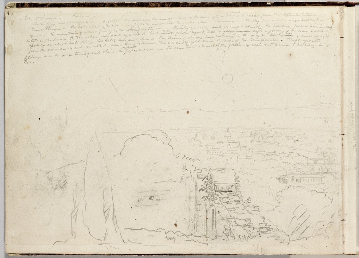 Panorama de Florencia de Thomas Cole